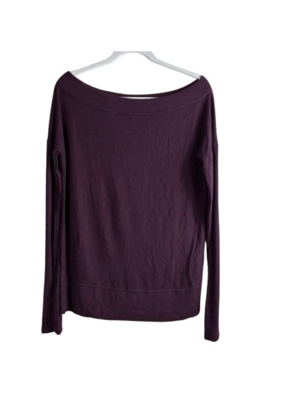 Athleta Studio Barre Sweatshirt Plum  Sz Small Yoga Gym